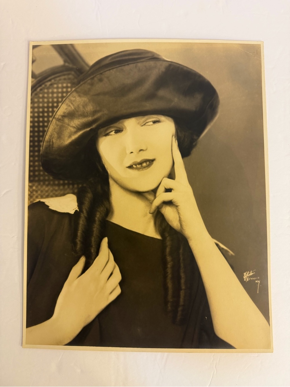 Vintage Original 11x14 Photo Of Jetta Goudal by White Studio Circa 1923-1924